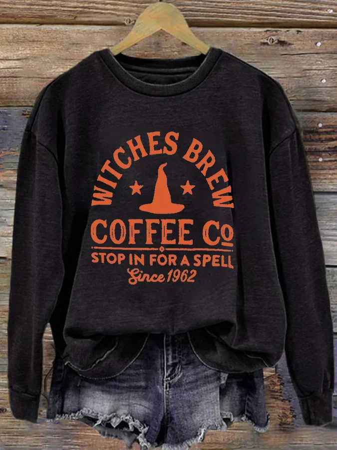 Women's Casual Print Long Sleeve Sweatshirt