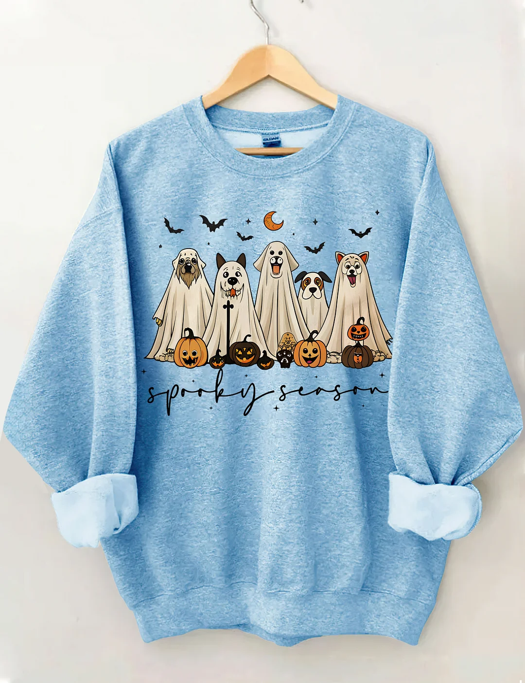 Retro Ghost Dog Sweatshirt