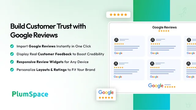 Google Reviews by Plumspace