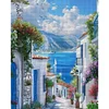 Sea View Villa-11CT Stamped Cross Stitch 40*50cm/15.75*19.69in tapestrymarket