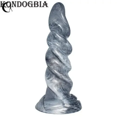 pornhint Pornhint Soft Spiral Anal Realistic Suction Cup Silicone Dildo Masturbators Sex Toys