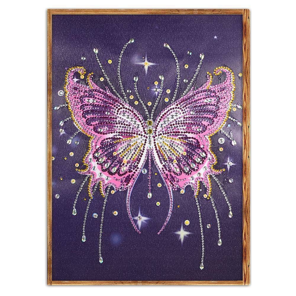 Butterfly - Special Shaped Diamond Painting 30*40CM