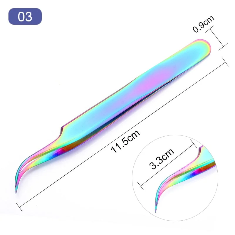 8 Style Colorful Cuticle Pusher Tweezer Nails Pusher Tools Cuticle Trimmer Dead Skin UV Gel Polish Stainless Steel Clean Tools-Nail Inspo