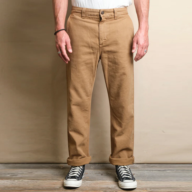 Men's 14 Ounce Tan Deck Pant