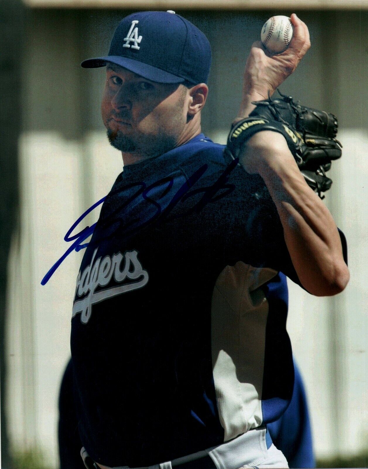 LA Dodgers Jason Schmidt Signed 8x10 Baseball Photo Poster painting JSA ALOA Giants Wall of Fame