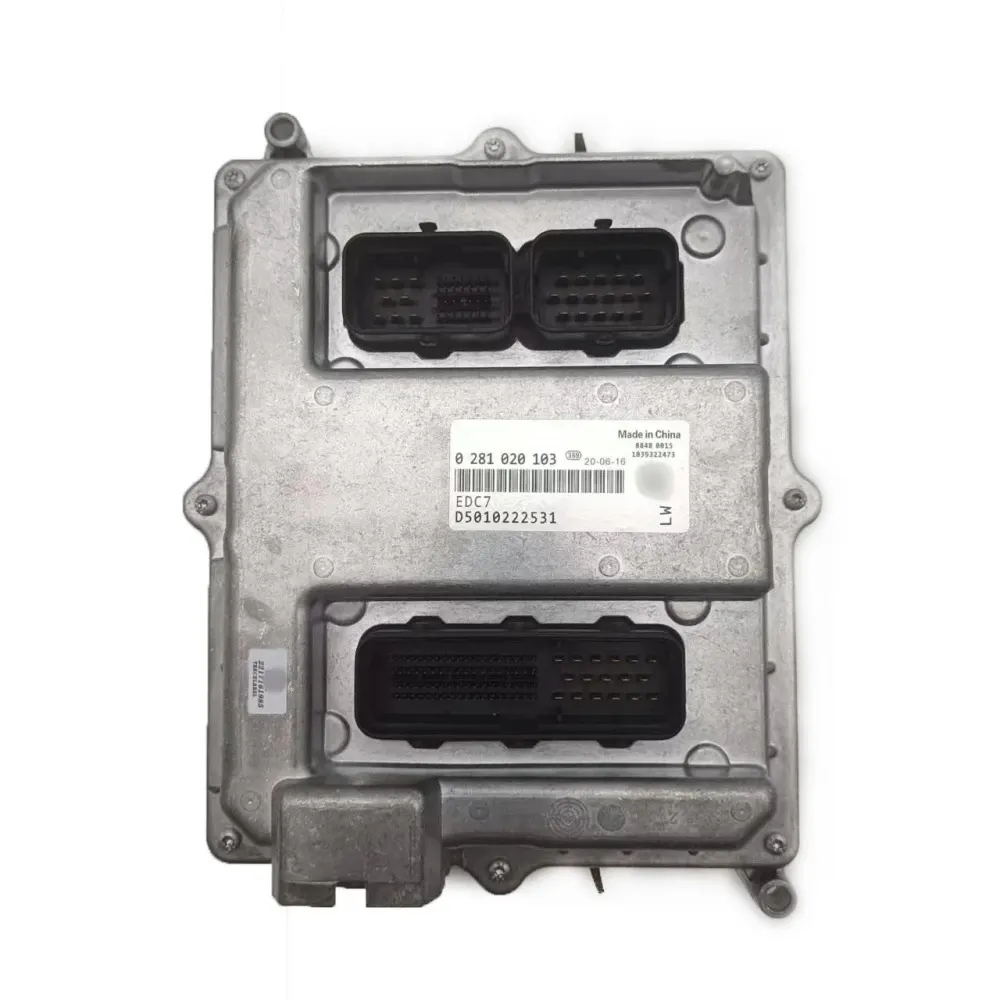 Engine Control Unit 0281020103 EDC7 D5010222531 ECU for Truck Bus Excavator Engine Computer Module Compatible With Renault