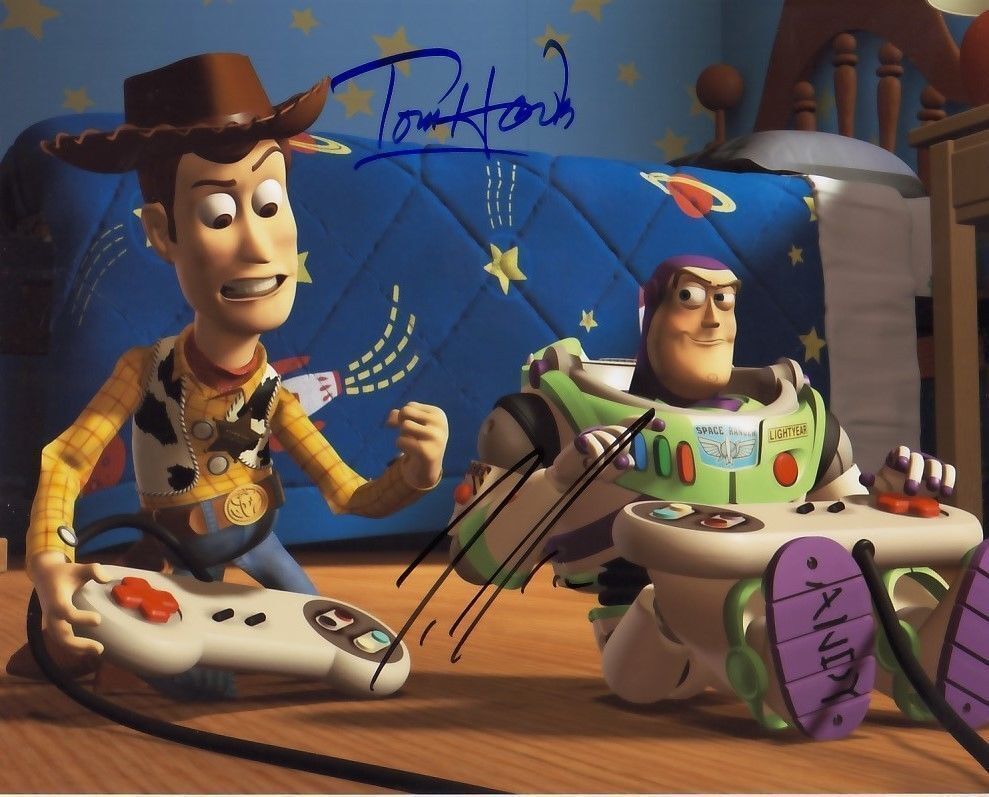 TOY STORY - TIM ALLEN & TOM HANKS AUTOGRAPH SIGNED PP Photo Poster painting POSTER