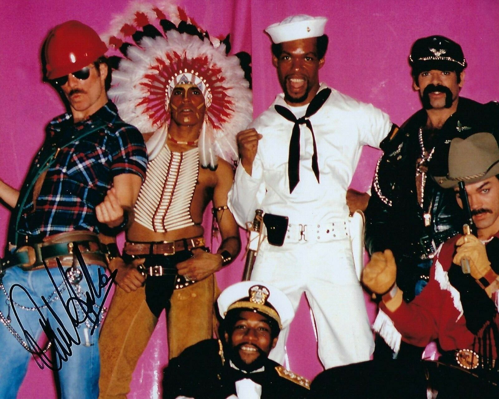 GFA The Village People Construction * DAVID HODO * Signed 8x10 Photo Poster painting D8 COA