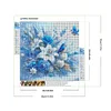 Fleur Bleue Bluebird-Perceuse Ronde Peinture Diamant-30*30CM