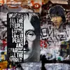 John Lennon - Panneaux en &eacute;tain m&eacute;tallique(20*30cm/30*40cm) - Musique
