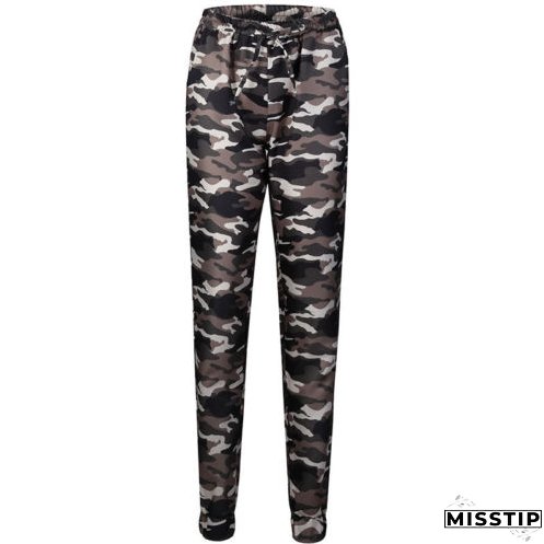 Fashion Camouflage Stylish Skinny Army Green Pants