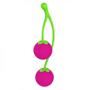 Cherry Vaginal Silicone Kegel Balls – Anal Dildo and Butt Plug for Effective Pelvic Exercise Pleasure Toys