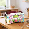 5D diy Diamond Painting Kunst dekorative Aufbewahrungsbox Holz Lagerung Clutch (Frosch)