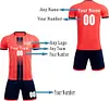 Custom Soccer Jersey Sport Training orange Soccer Personalized Name Number Logo