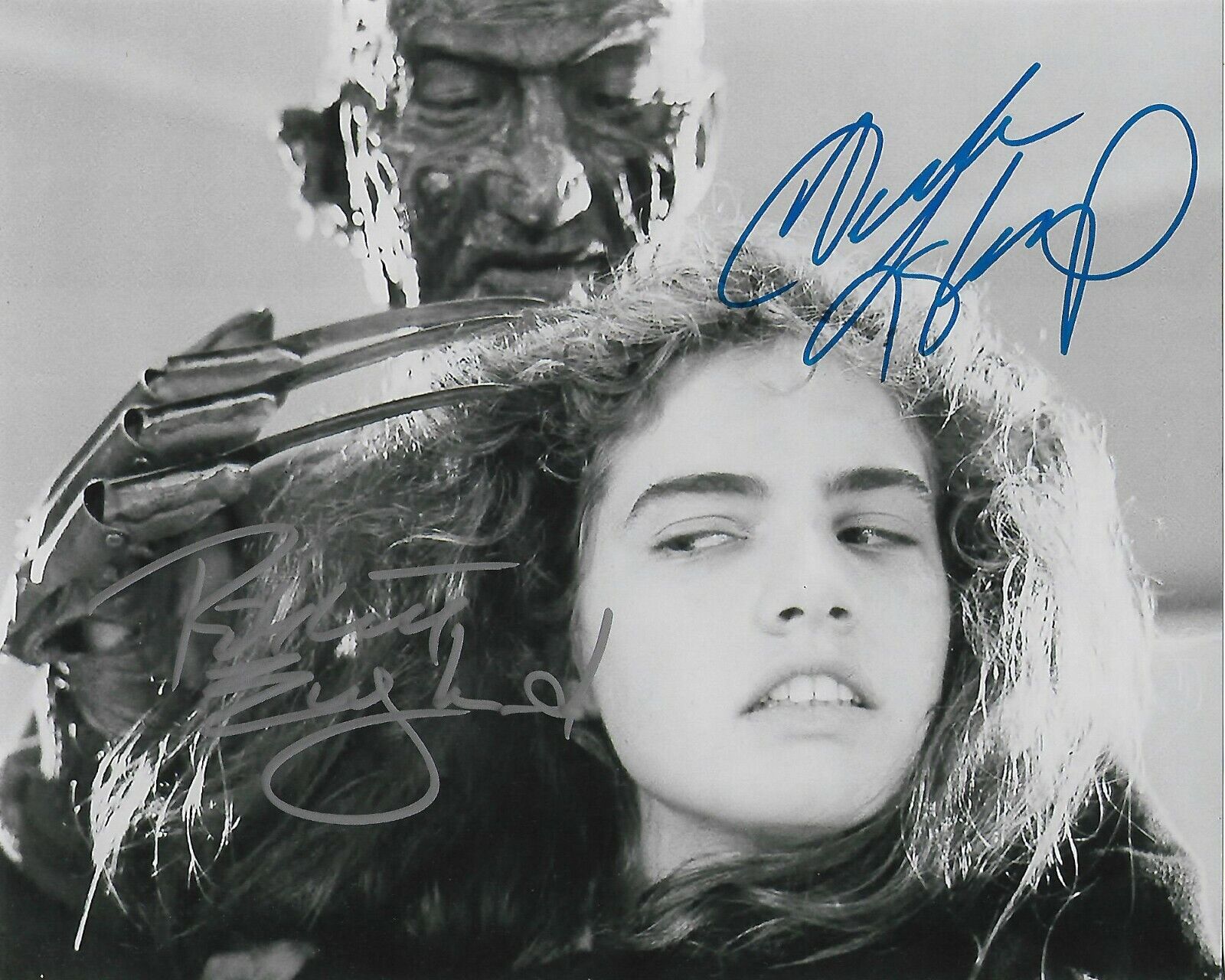 Robert Englund & Heather Langenkamp Autographed 8 x 10 Signed Photo Poster painting COA