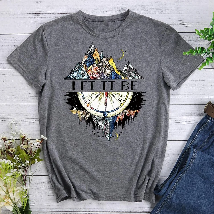 AL™  Mountains and stars Hiking Tee-610664-Annaletters