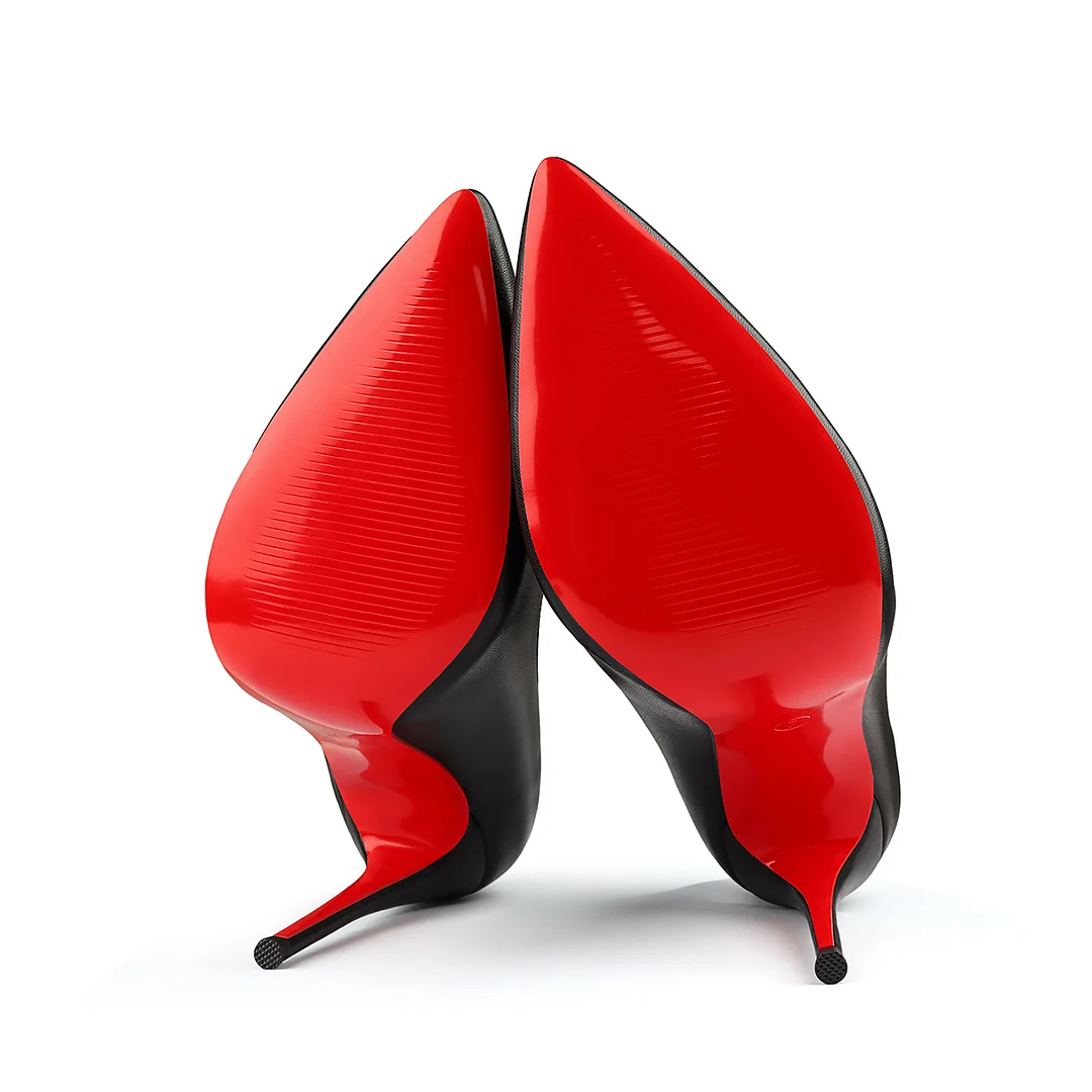 120mm Women's Red Bottom High Heels Party Wedding Matte Pumps-MERUMOTE