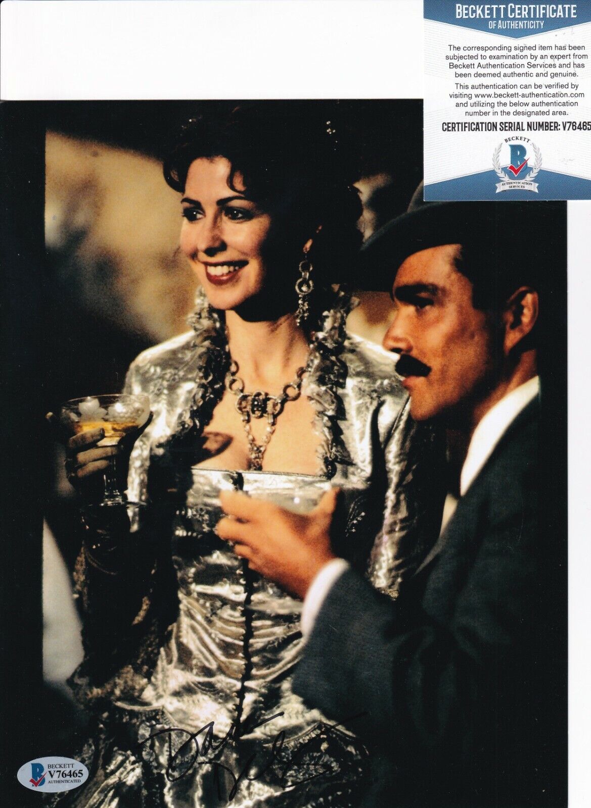 DANA DELANY signed (TOMBSTONE) Josephine Movie 8X10 Photo Poster painting BAS BECKETT V76465