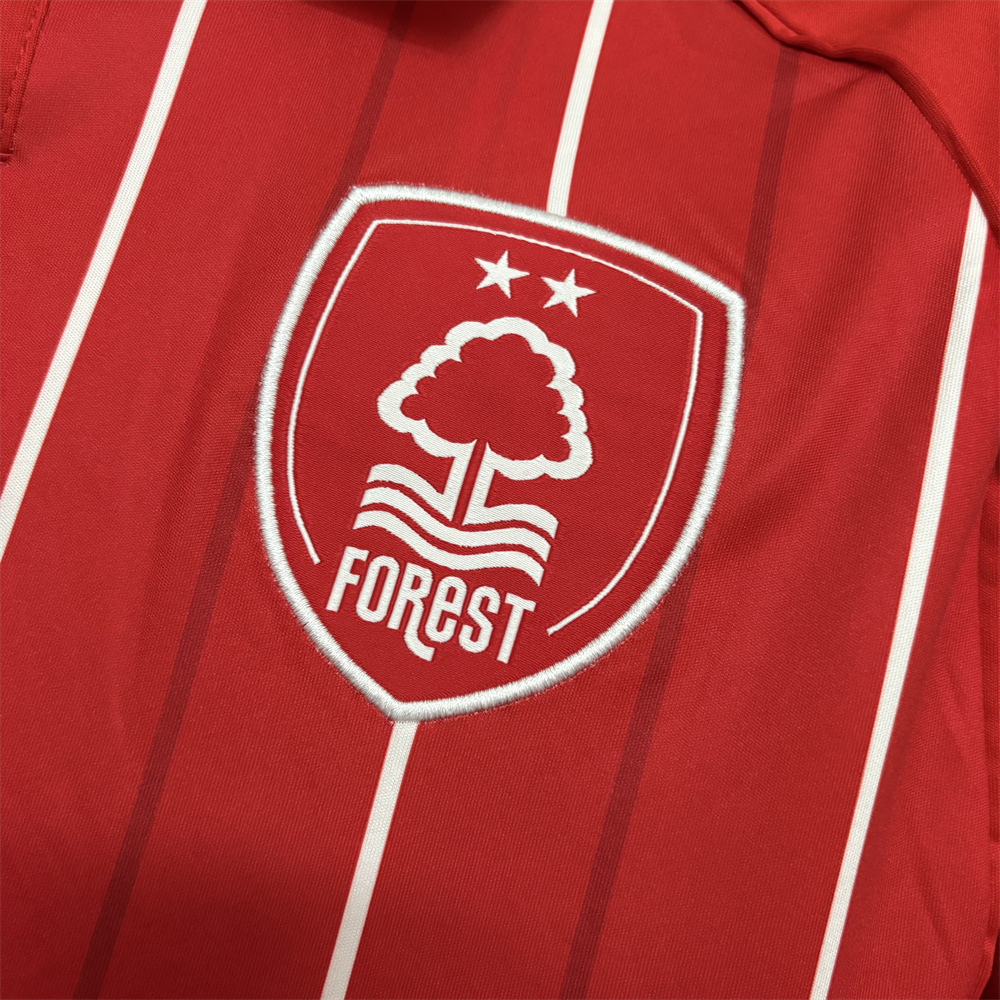 25/26 Nottingham Home without sponsor Football Jersey Thai Quality