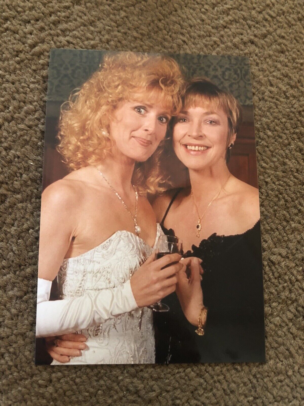 BEVERLEY CALLARD & ANNE KIRKBRIDE (CORONATION STREET) UNSIGNED Photo Poster painting- 6x4”