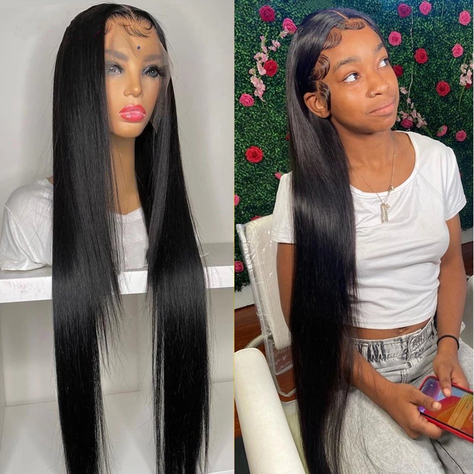 Straight Long  Black Daily Wigs US Mall Lifes