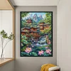 Lotus Pond Loft-11CT Stamped Cross Stitch 40*60cm/15.75*23.62in (Big Size)