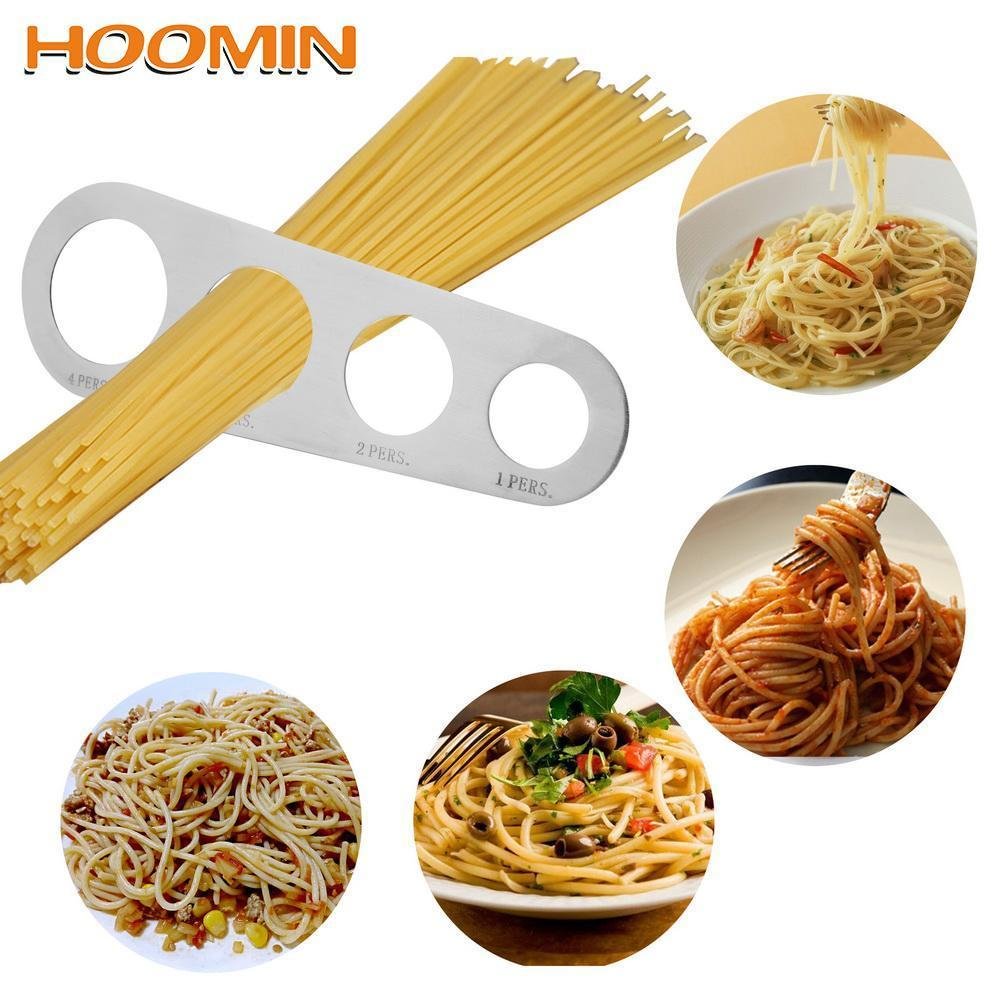 4 Holes Stainless Steel Pasta Noodle Measure Kitchen Accessories