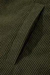Women's Warm Corduroy Fleece Buttoned Bomber Jacket
