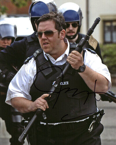 Nick Frost signed autograph Photo Poster painting 8x10 inch COA in Person Hot Fuzz 2