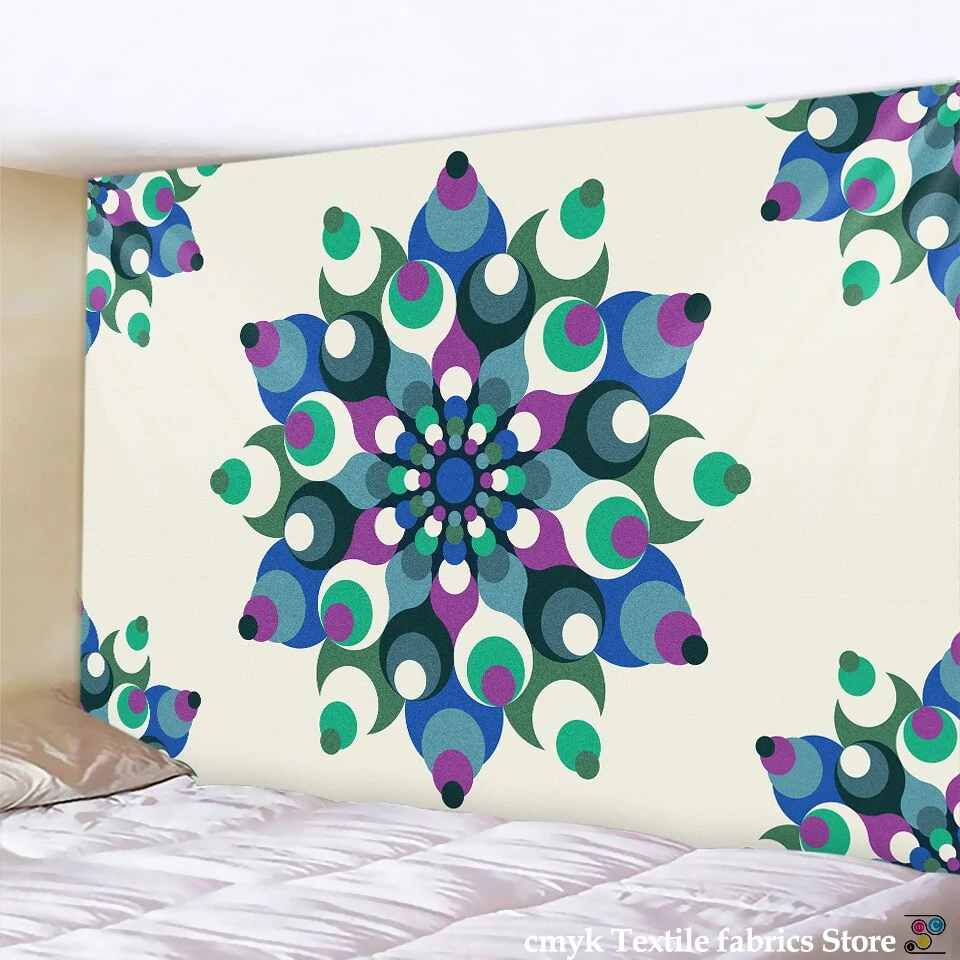 Mandala Tapestry Hippie India Boho Wall Decorative Wall Hanging Bohemian Yoga Mat Throw Blanket Rug Bedspread Table Cloth Gift