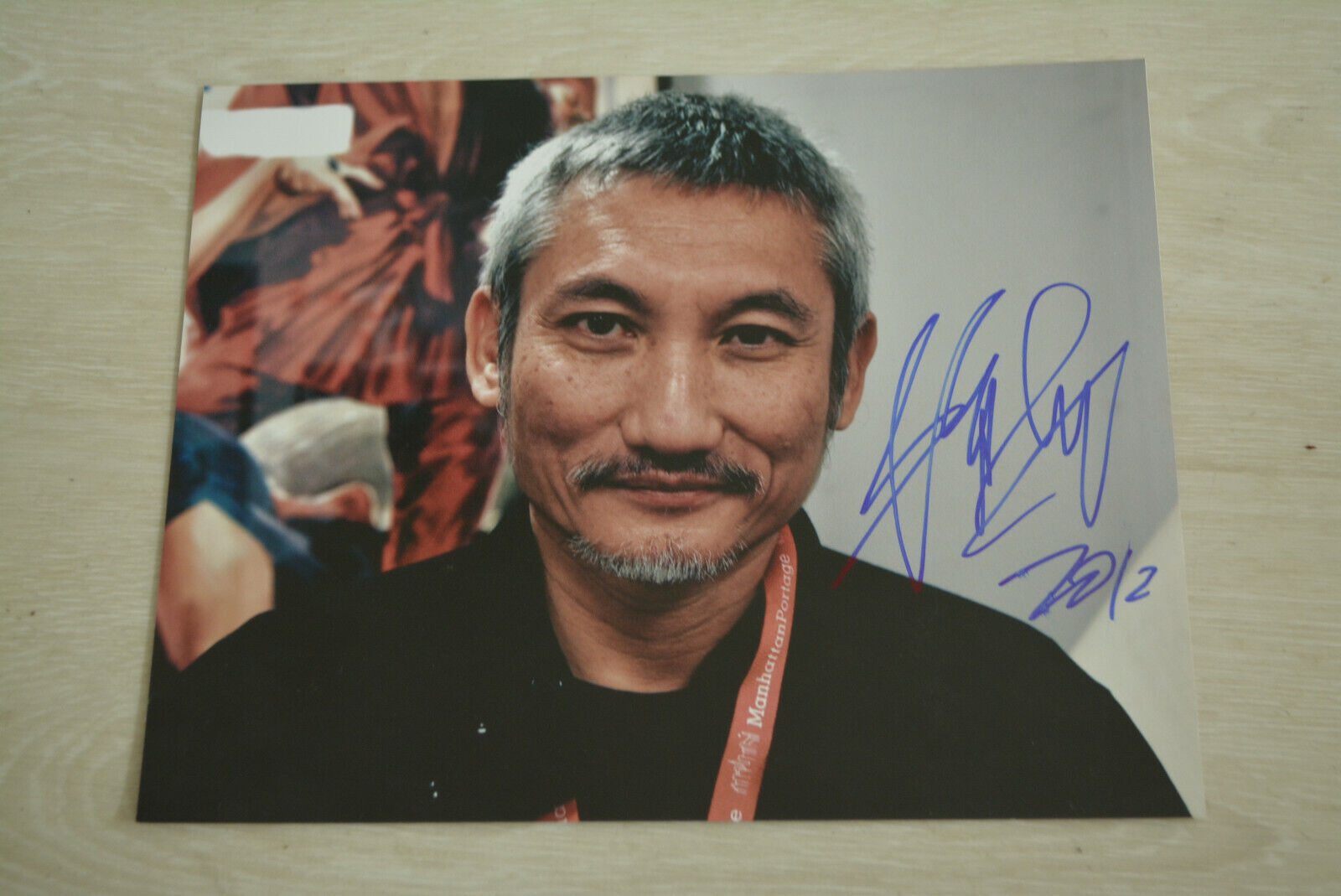 TSUI HARK signed autograph 8x10 (20x25 cm) In Person 徐克 HONGKONG DIRECTOR