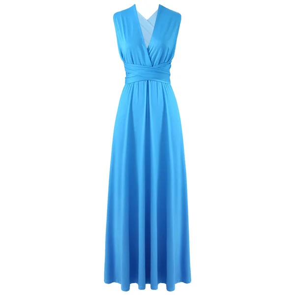 Women's Convertible Multi Way Wrap Maxi Dress Deep V Neck Backless Cocktail Wedding Party Evening Long Prom Gowns