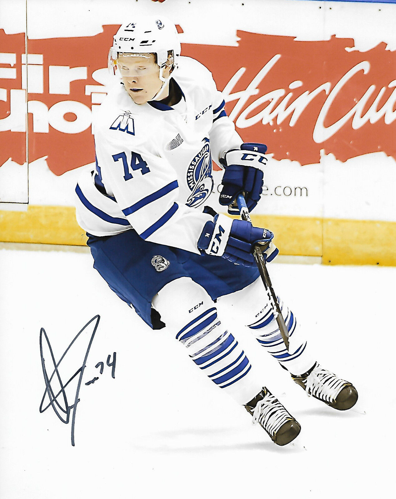 Mississauga Steelheads Owen Tippett Signed Autographed 8x10 OHL Photo Poster painting COA B