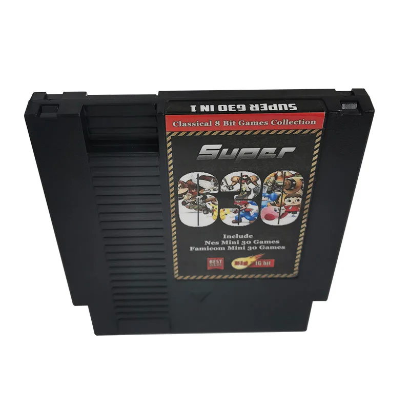 630in1 Classic Collection-Nes Mini and Famicom Mini Games+600 Classic NES Multicart Game Cartridge For 8 bit 72 pin NES console | Region Free