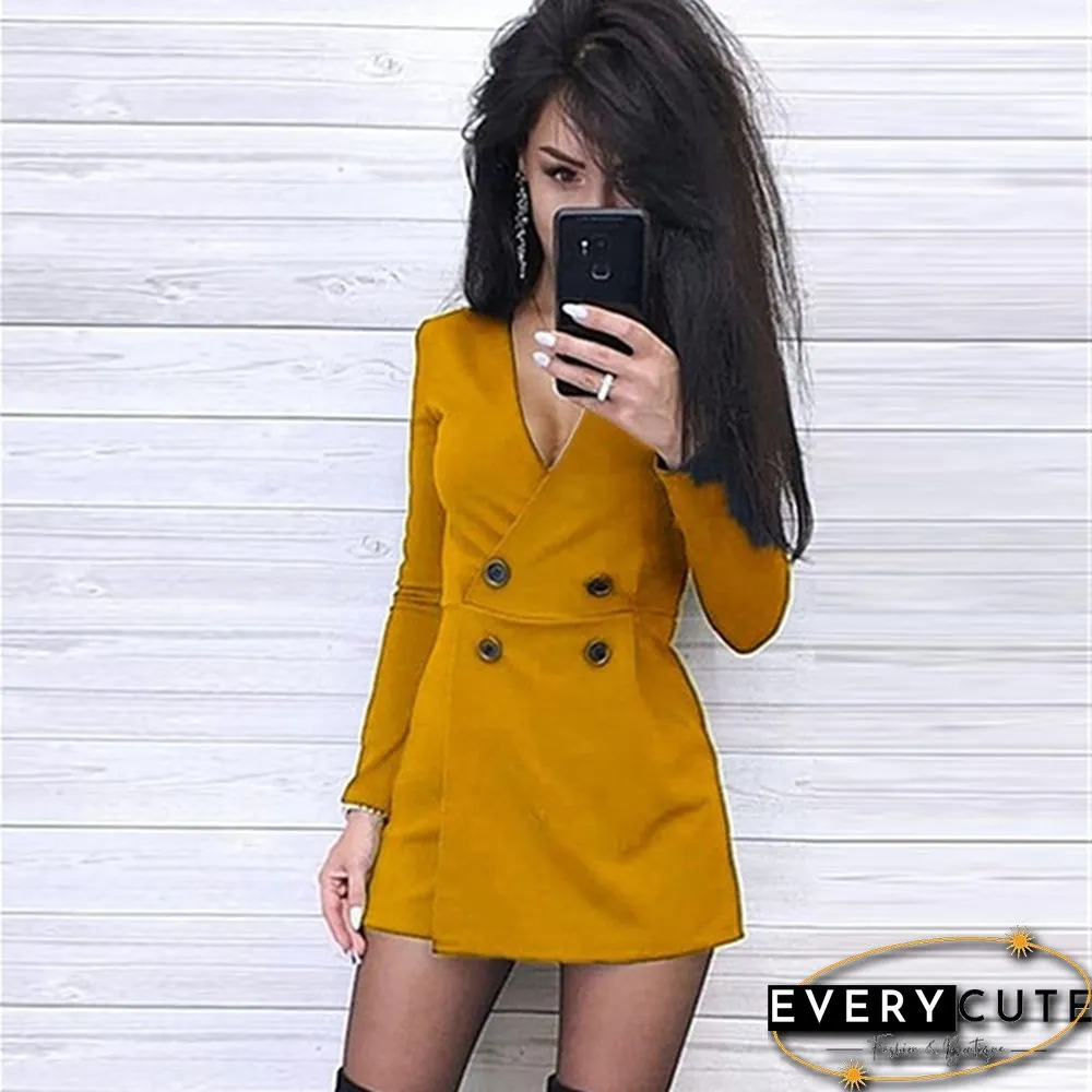 6 Colours V-neck Slim Shorts Skirt Suits Women's Professional Fitness Jumpsuits Rompers