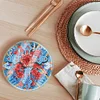 (US Local)6 PCS Acrylic Washable Diamond Painting Art Coasters Kits with Holder (Cross)