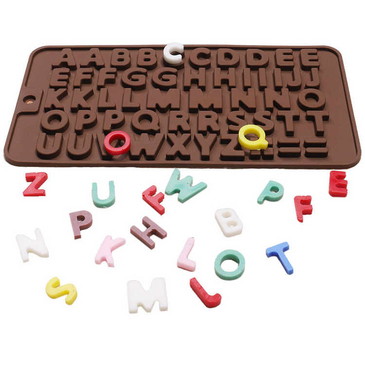 Silicone Mold 26 Letter Number Baking Tools | AvasHome