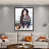 Bohemian Woman-11CT Stamped Cross Stitch 50*60cm/19.69*23.62in(Big Size)