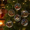 6pcs/set DIY Diamond Special Shape Pearl Art Hanging Wooden Christmas Tree Ornament Kit
