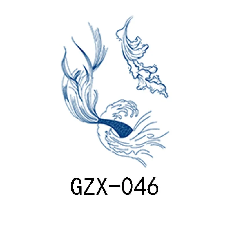 Herbal Semi-Permanent Tattoo Sticker Net Red Tattoo Sticker Waterproof Sweat Lasting Herbal Tattoo Sticker