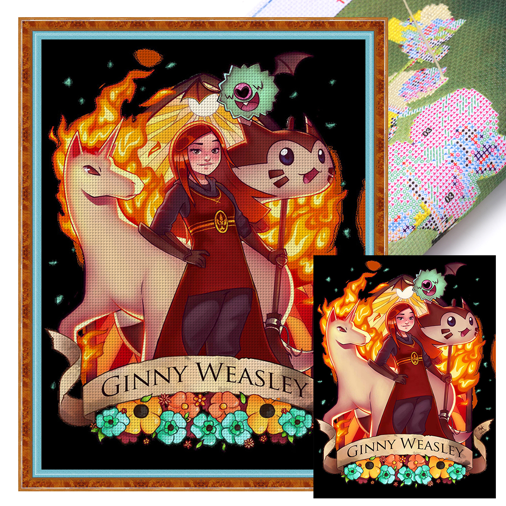 Harry Potter Ginny Weasley 11CT (50*65CM) Stamped Cross Stitch gbfke