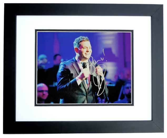 Michael Buble Signed - Autographed Jazz Singer - Crooner 11x14 inch Photo Poster painting FRAMED