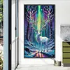 uk.everydayedeals (Limited Stock)Diamond Painting - Square AB Drills - Xmas Aurora Elk(45*75cm)