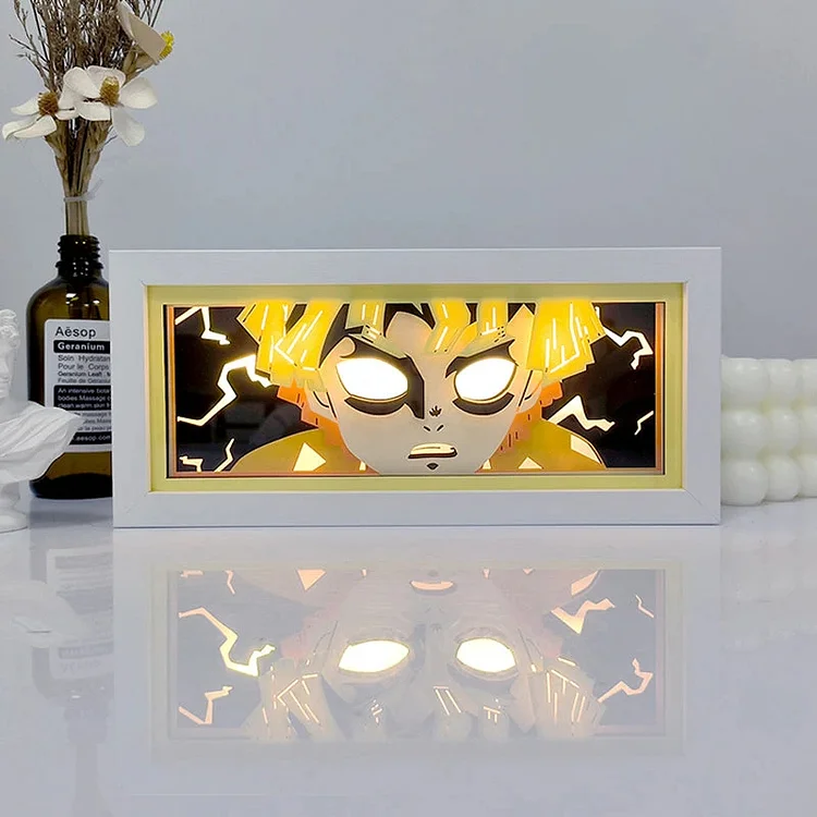 3D LED Box Light - Demon Slayer-Zenitsu