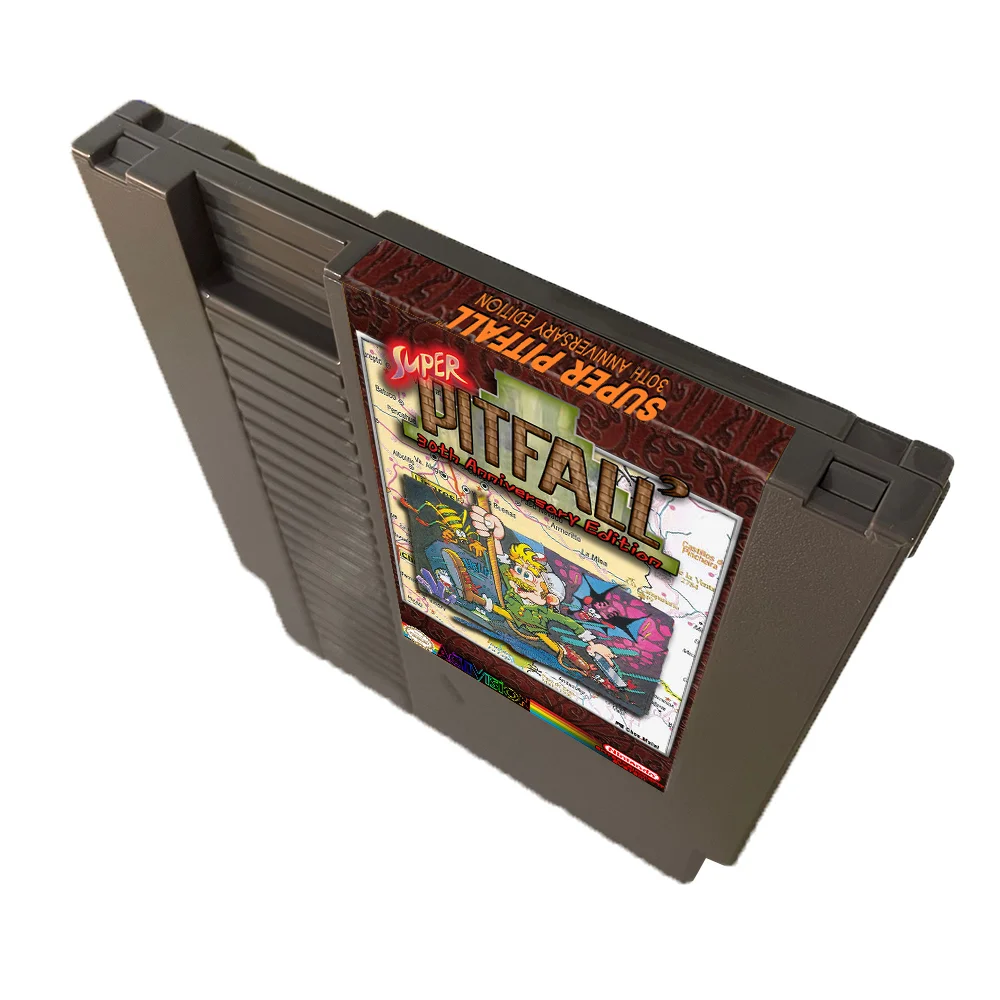 Super Pitfall 30th Anniversary Edition NES For Nintendo Entertainment System Console - 8 Bit Game Cartridge