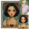 Snow White-11CT Stamped Cross Stitch 45*60cm/17.72*23.62in(Big Size) tapestrymarket