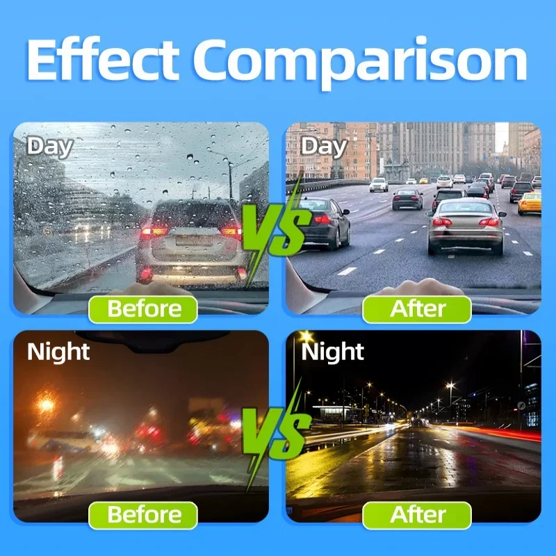 Car Glass Oil Film Remover Cleaning Brush Board Hydrophobic Window Coating for Auto Detailing Tool