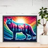 Diamond Painting-5D Full Round Drill Wolf