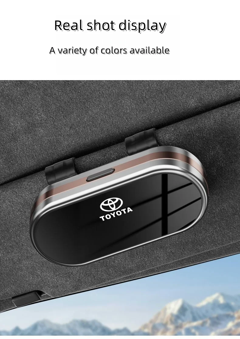 Car advanced glasses case--sun visor glasses storage box