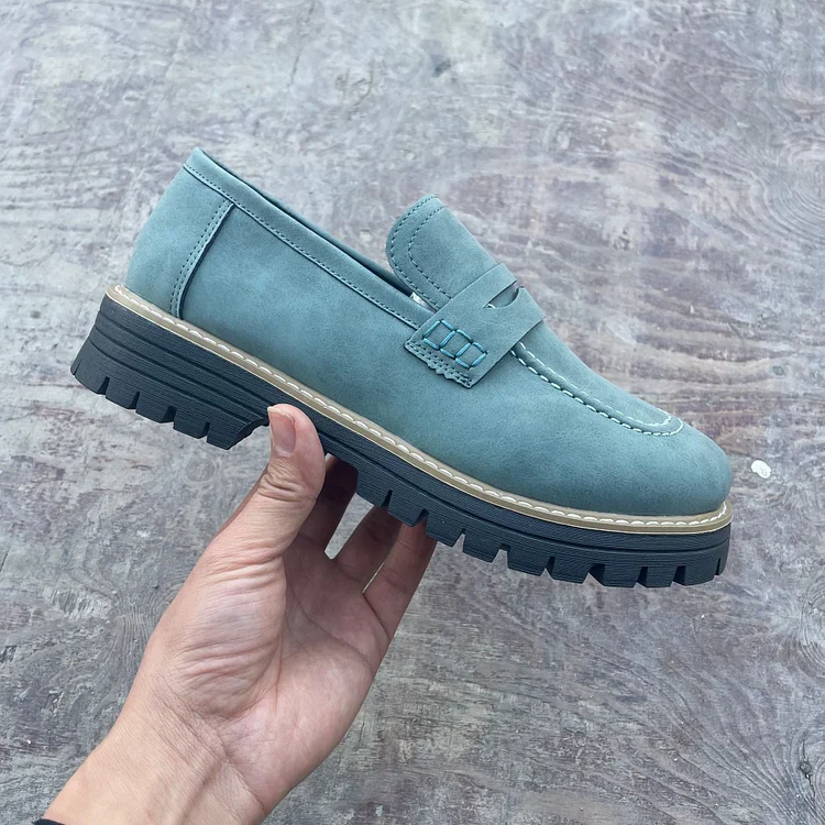 WOMEN’S SUEDE LOAFERS - SLIP-ON COMFORTABLE CASUAL SHOES  Stunahome.com
